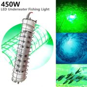 12-24V 450W LED Fishing Underwater Lamps With Protective Sleeve